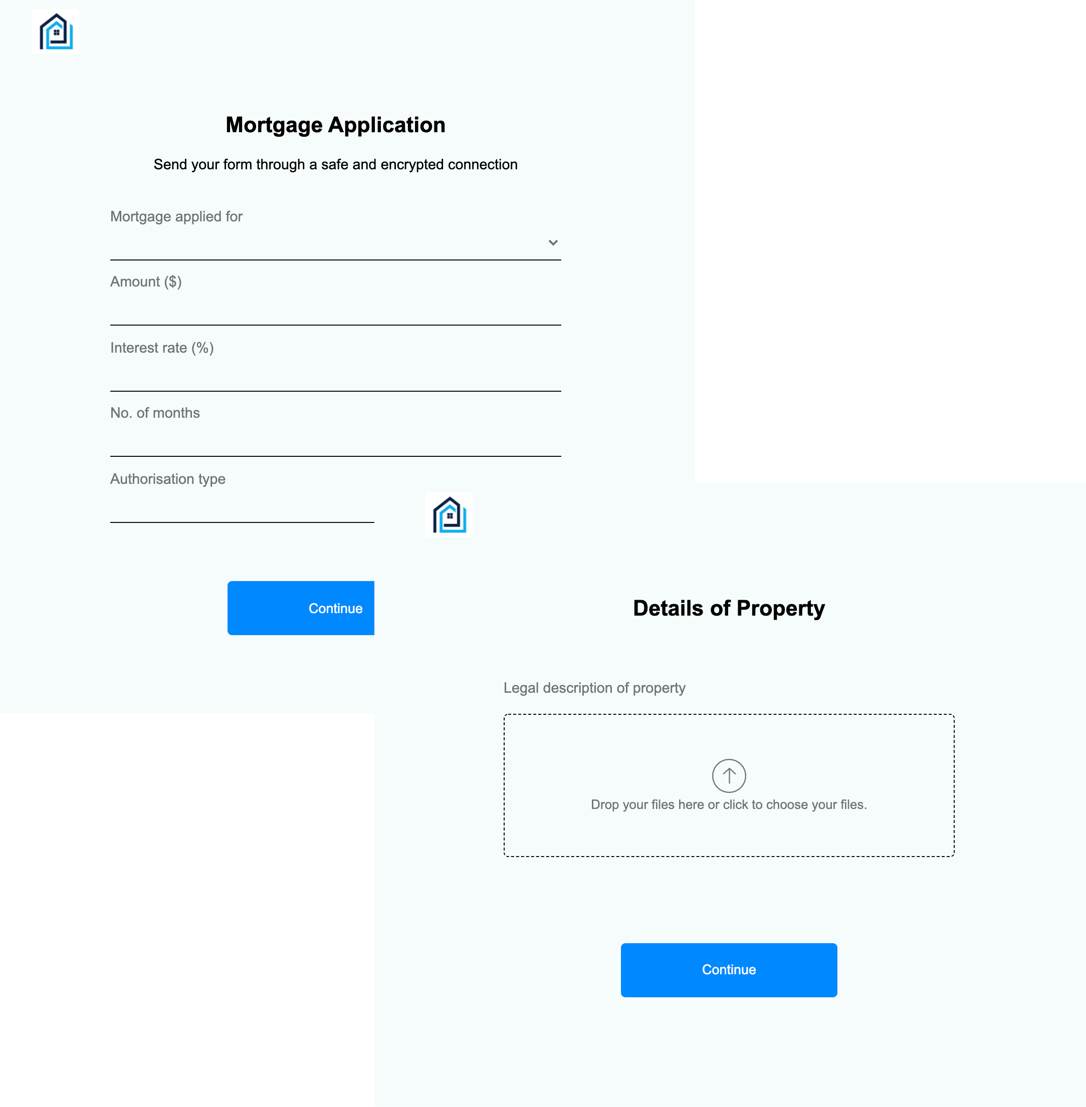 multi-page form example