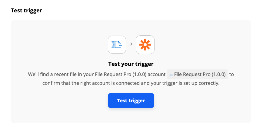 File Request Pro - Your page settings